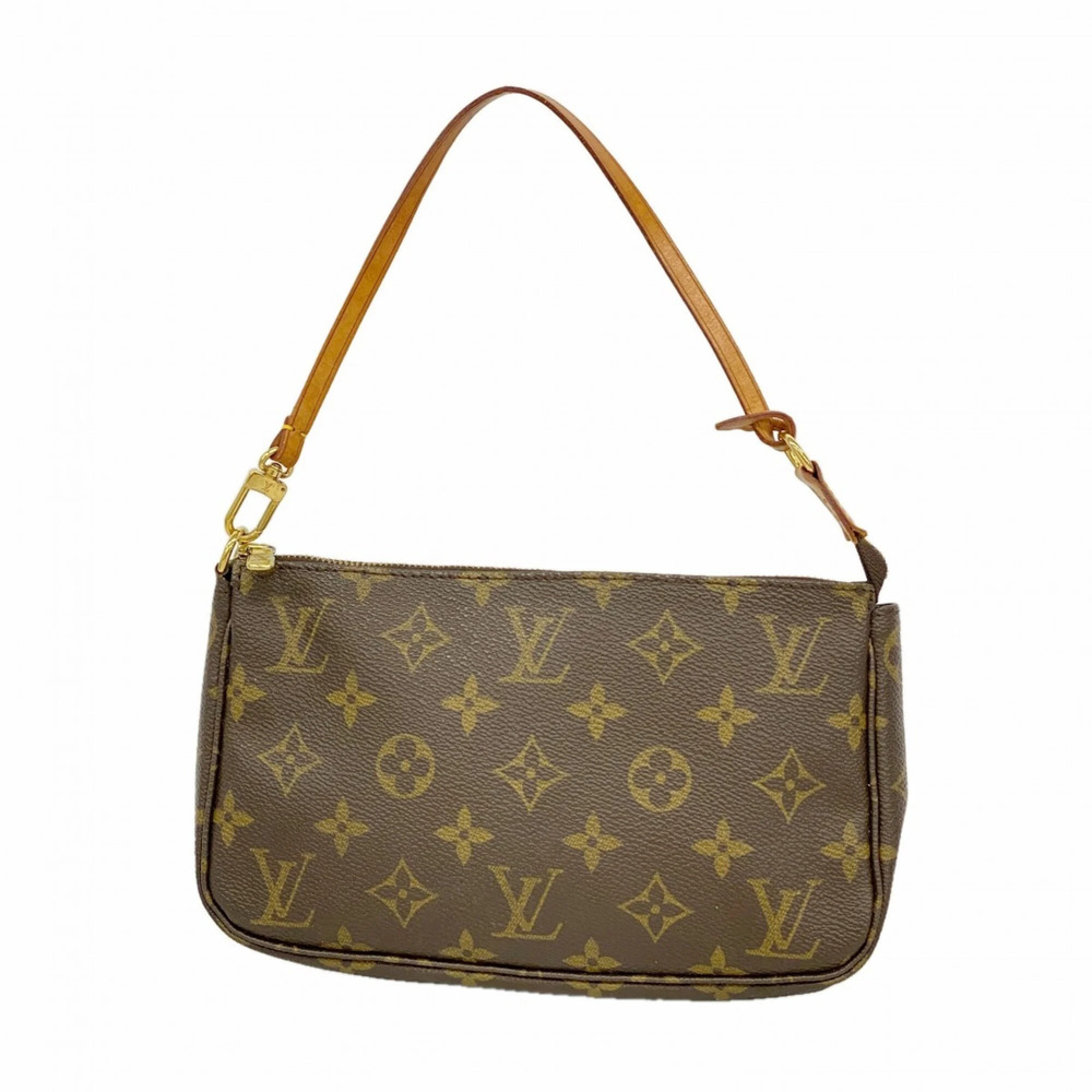 LOUIS VUITTON Brown Monogram Pochette Pouch - Picture 1 of 7